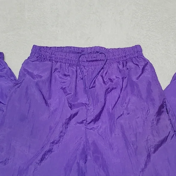 Vintage 90s Casual Isle Purple Full-zip Jacket High Rise Shell Suit Tracksuit M